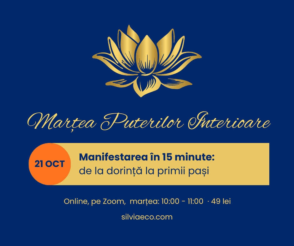 Manifestarea în 15 minute: de la dorință la primii pași