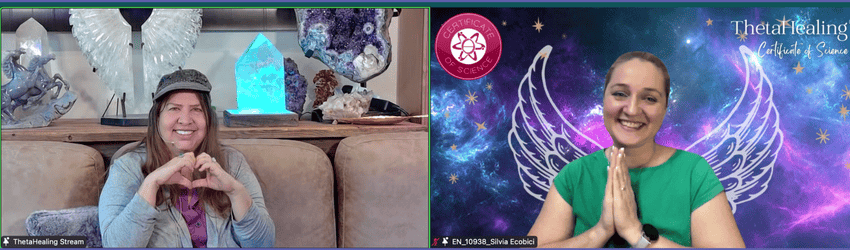 Silvia Ecobici și Vianna Stibal - Certificate of Science ThetaHealing